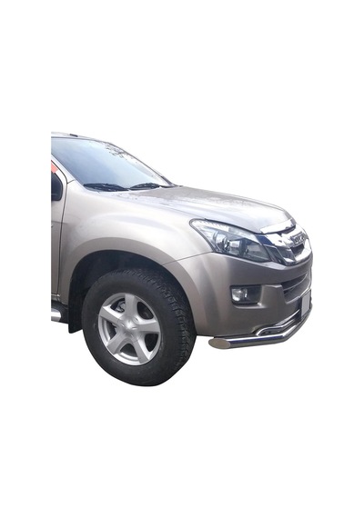 Isuzu Dmax Ön Krom Koruma Bıyık Paslanmaz Çelik