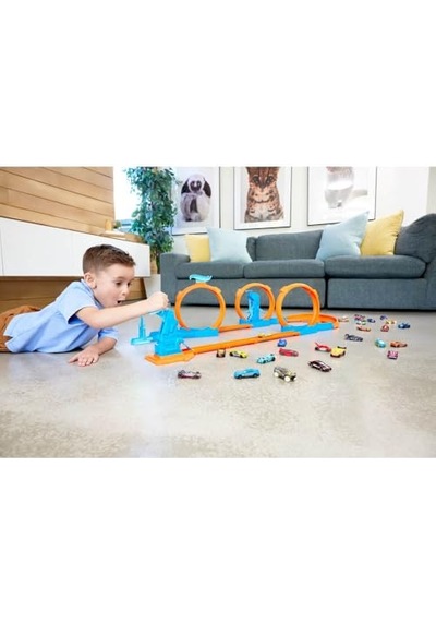 Track Creator Triple Loop Kit, Jdw39 Çok Renkli