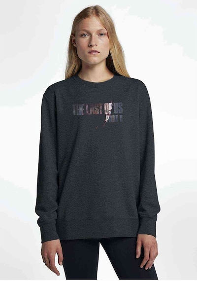 The Last Of Us Part 3 Baskılı Füme Antrasit Kadın Sweatshirt (534634873)