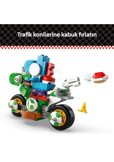 LEGO® Super Mario™: Mario Kart™ – Yoshi Bike 72031 - 7 Yaş ve Üzeri Çocuklar için Koleksiyonluk Yaratıcı Oyuncak Yapım Seti (133 Parça)