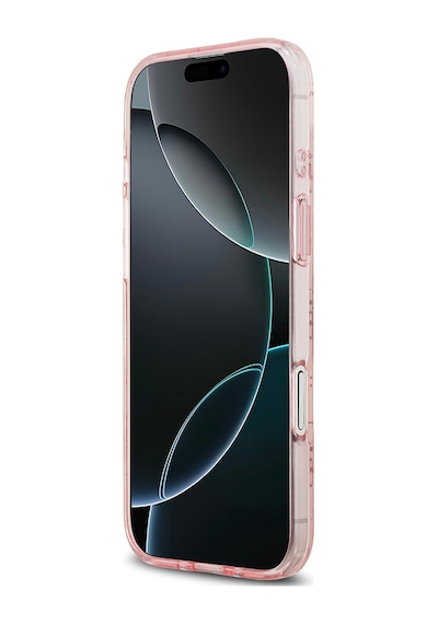 Apple Uyumlu iPhone 17 Air Kılıf Guess Lisanslı M-safeli Iml Baskılı Klasik Logolu 4g Desenli Kapak Pembe Pembe