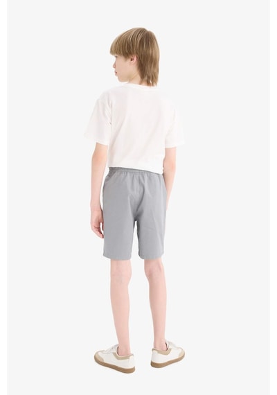 DeFacto Erkek Çocuk Beli Lastikli Cepli Gabardin Şort E3359A825HSGR265