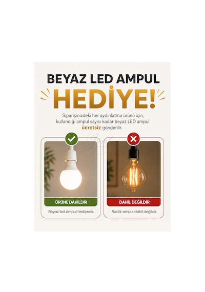 Lüx Form Avize Dekoratif Sarkıt Avize 25 Cm Salon, Mutfak, Balkon, Yatak Odası İçin Modern Aydınlatma - Beyaz