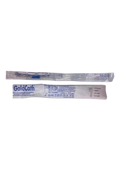 Goldcath - Hidrofilik Üriner Katater Su Soketi İle Tak Sonda Yetişkin 12fr 40 Cm