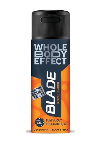 5 Adet Blade Whole Body Deodorant Royal Amber 150 Ml