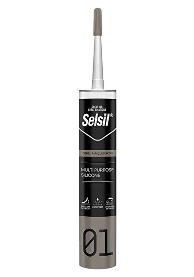 Selsil Silikon 280gr Beyaz 2 Adet