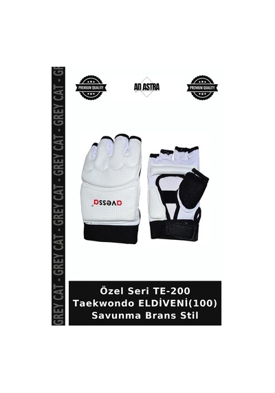 Özel Seri Te-200 Taekwondo Eldiveni 100 Savunma Brans Stil Çok Renkli