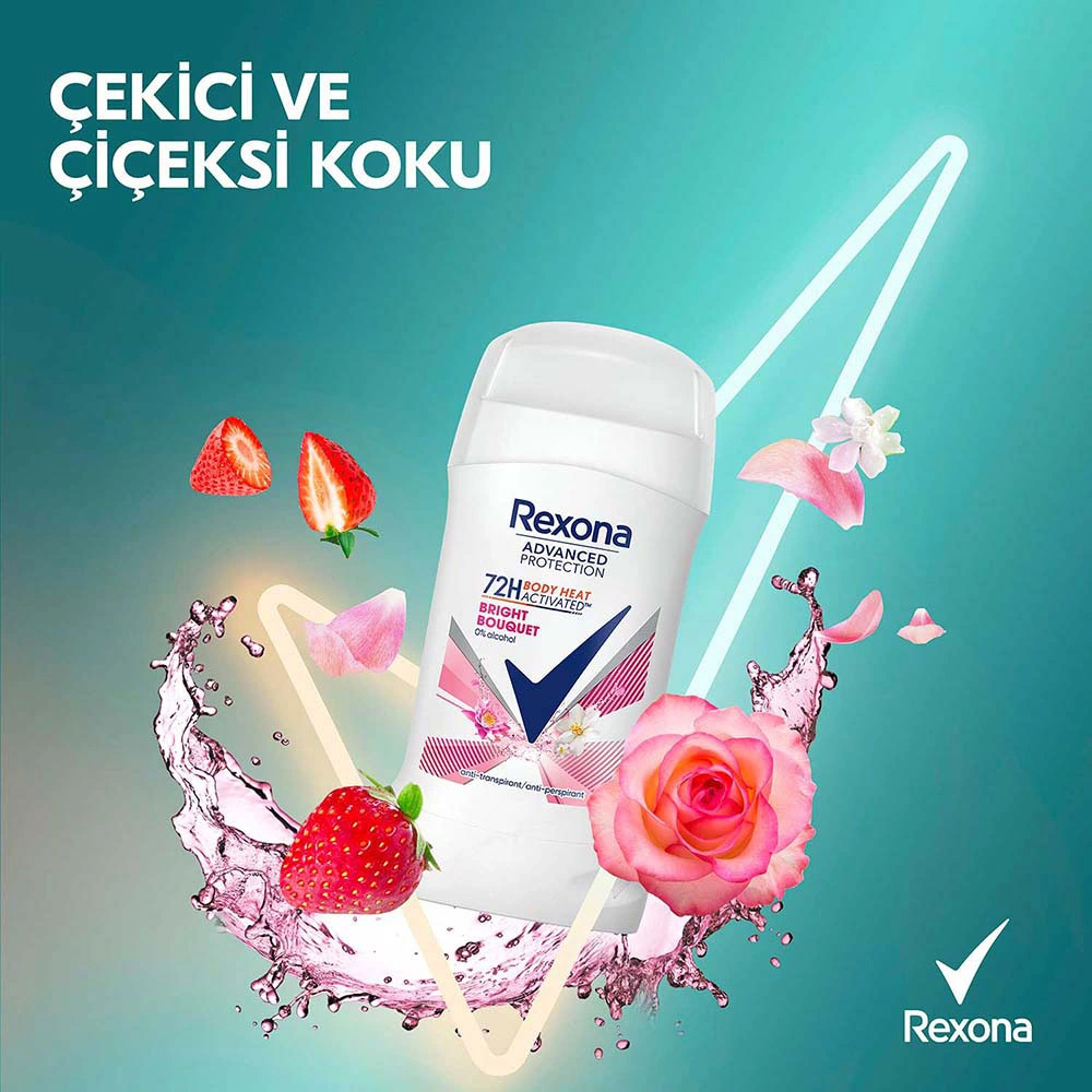 Rexona Kadın Stick Deodorant Bright Bouquet 50 Ml X2