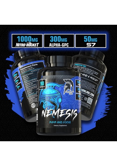 Centurion Labz Nemesis Pump Focus S7 + Alpha Gpc + Huperzine 90 Kapsül