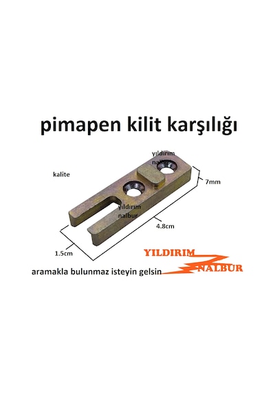 Pimapen Kilit Karşılığı İspanyolet Karşılık Sürgü Tipi Pencere Ki