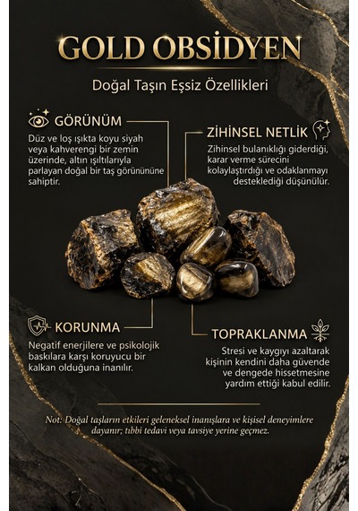 Özel Seri Altın Renk Obsidyen Doğal Taş Bileklik 8 Mm - Alpaka Detaylı Erkek Kadın Sevgiliye Hediye Siyah