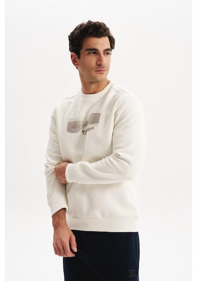 AR-MA Arma Erkek Regular Fit 3 İplik Kalın Kumaş Baskılı Bisiklet Yaka Sweatshirt K30124603002 Ekru AR-MA Arma Erkek Regular Fit 3 İplik Kalın Kumaş Baskılı Bisiklet Yaka Sweatshirt K30124603002 Ekru