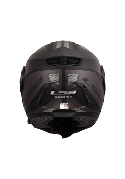 Ls2 Scope 2 Axıs Kask Siyah Vizör Mat Siyah Titanium