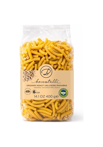 Organik Nohut Unlu Boru Makarna 400 G