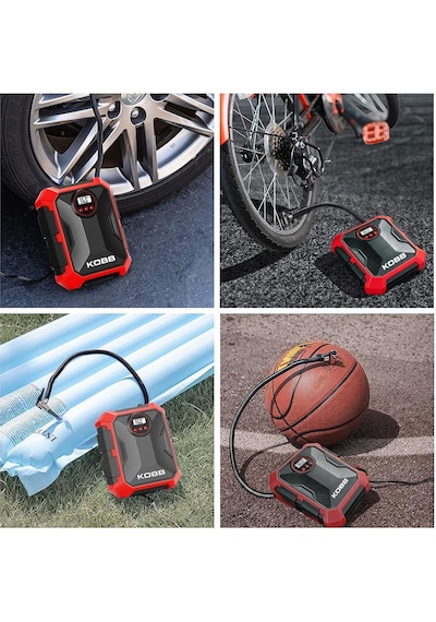 Kobb Kb200 12volt 150 Psı Ayarlanabilir Dijital Basınç Göstergeli Hava Lastik Şişirme Pompası Fr Kb200