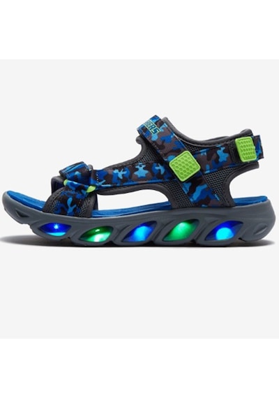 Skechers Hypno - Splash Kids Lights Sandals Cırtlı Işıklı Çocuk Sandalet Mavi