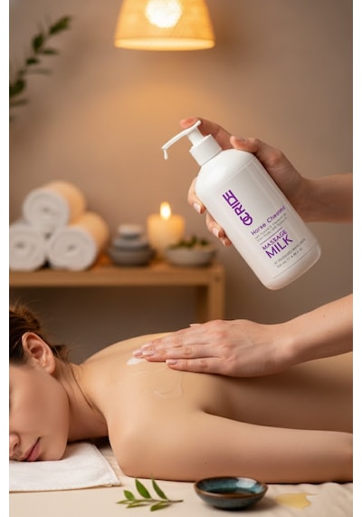 Lavanta Yağı Masaj Sütü 250 Ml Ve Nemlendirici Aromaterapi Bakımı