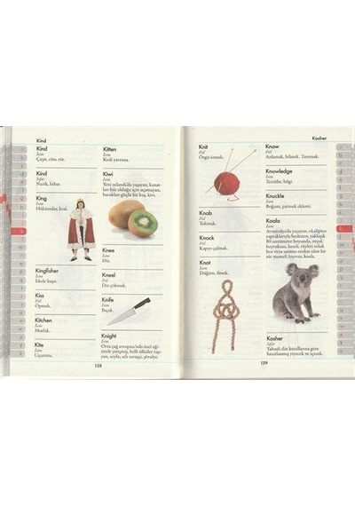 A'dan Z'ye Resimli İngilizce Türkçe Sözlük Dictionary World Book
