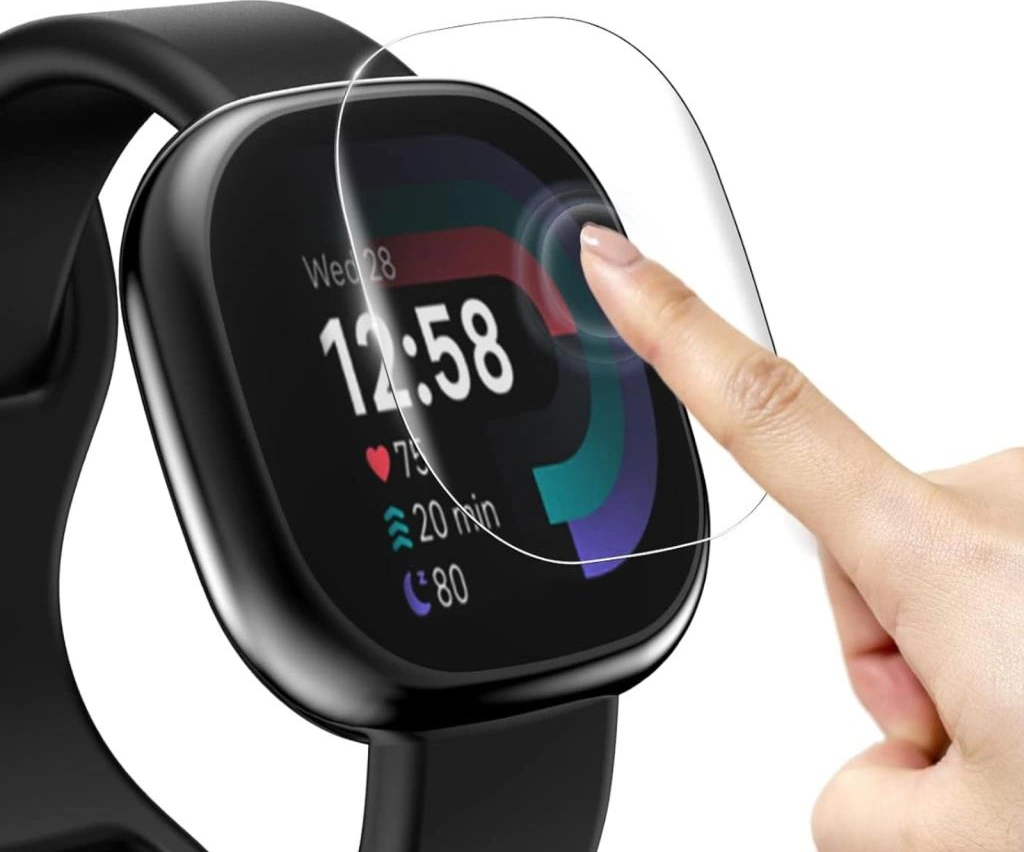 Fitbit Versa 4 Ekran Koruyucu Tpu Film Şeffaf 2 Adet