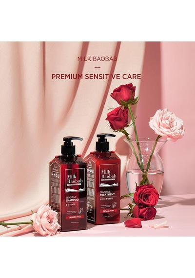 Hassas Saç Derisi İçin Nazik Bakım Sağlayan Şampuan Sensitive Shampoo Damask Rose