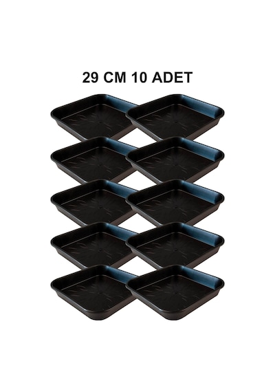 Grow Wizard Kare Saksı Altlığı 29 Cm 10 Adet