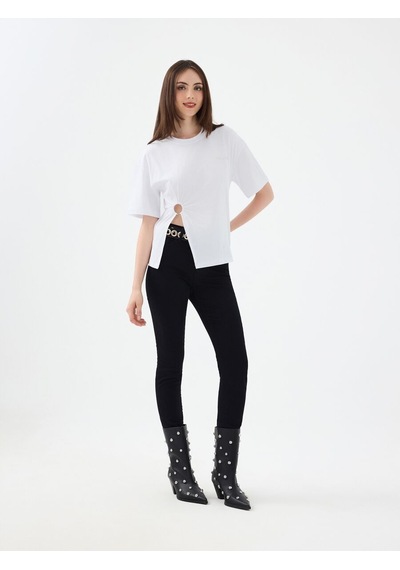 LOFT Regular Fit Kadın Tshirt K.kol Lf2040223 Q1.v1 Beyaz