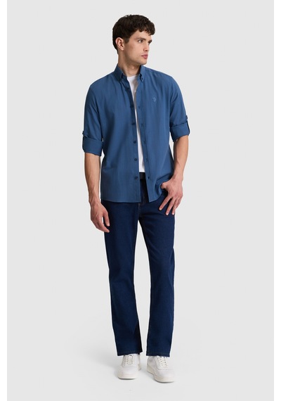 U.S. Polo Assn. U.s. Polo Assn. Erkek Açık Lacivert Gömlek Basic 50324660-vr059