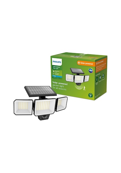 Outdoor Solar Nysil Duvar Işığı, 8.7w, Hareket Senasörü, 5000k, Ip44 Hava Koşullarına Dayanıklı Çok Renkli