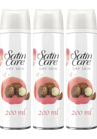 Satin Care Tıraş Jeli Kuru Ciltler 200ml X3 Adet