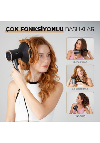 Fabcio Airmax İyonik Bakım Hızlı Saç Kurutma / Şekillendirme Seti