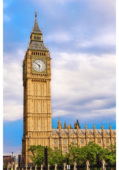 İkili Anahtarlık Big Ben Deri Püsküllü