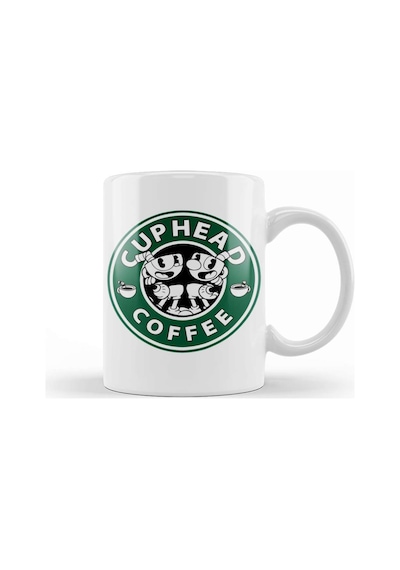 Coffee Cuphead Exclusive Kupa Bardak Porselen Karışık