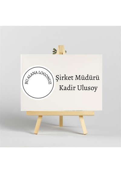 Kişiye Özel İroka Ayaklı Masa Üstü İsimlik