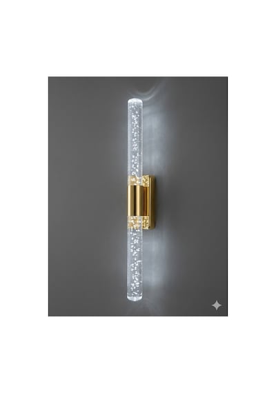 Bubblelight Medium 40 Cm Modern Tasarım Led Aplik - Duvar Lambası - Gold - Elektrikli - Beyaz Led Gold