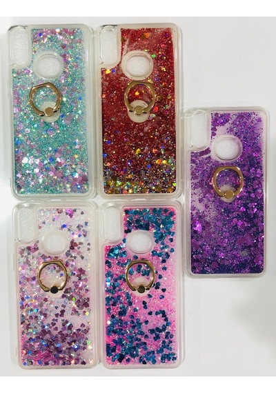 Samsung Galaxy Uyumlu A10S Sulu Simli Yüzüklü Kilif 391433683
