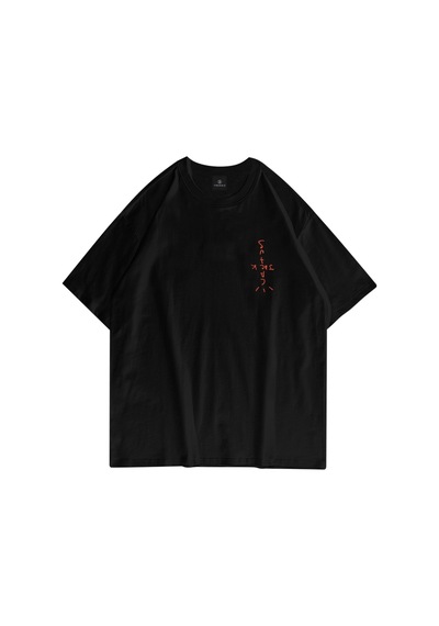 Flood Of Style Unisex Cactus Jack Bandana Siyah Tshirt