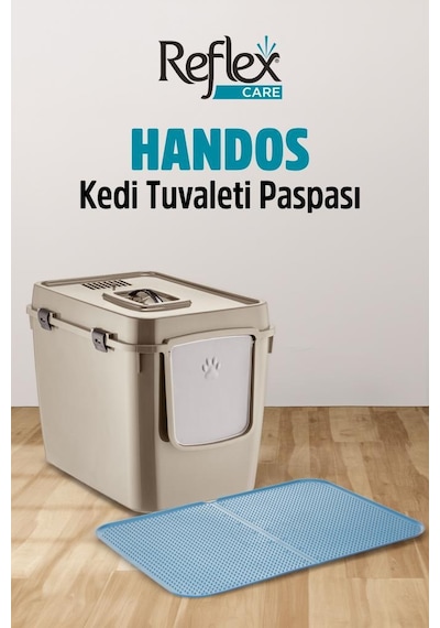 Reflex Care Handos Kedi Tuvaleti Paspası Lacivert 38,5 X 58,5 Cm