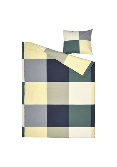 Ikea Brunkrıssla Tek Kişilik Nevresim Seti, Yeşil-çok Renkli, 150x200/50x60 Cm Çok renkli