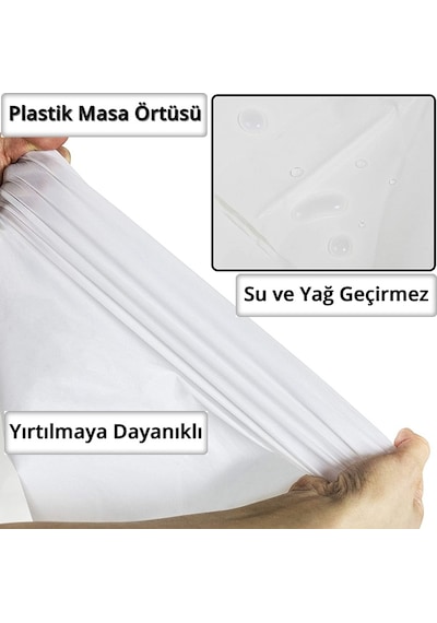 Masa Örtüsü 137cm x 270cm - Beyaz