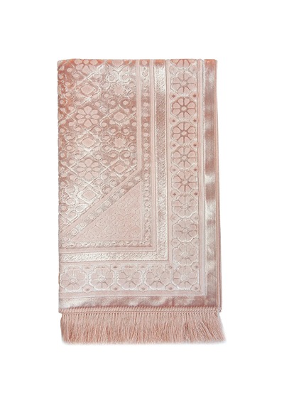 Kadife Seccade İnci Velvet Pearl - Somon