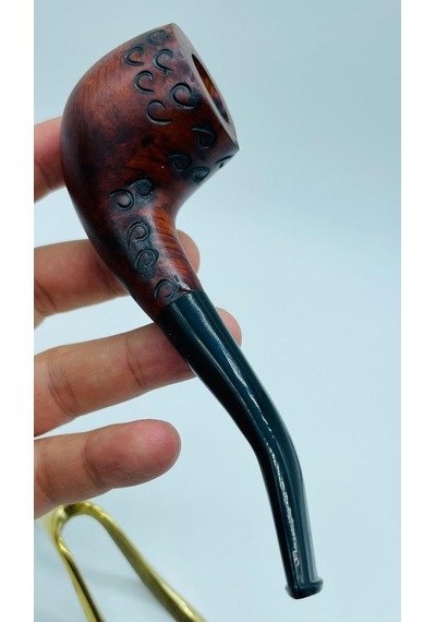 Ahşap Gül Ağacı Pipo 2parça //13cm