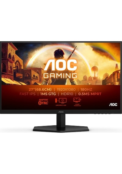 Aoc 27" 27g42e 180hz 0.5ms Hdr10 Fast Ips Fhd Gaming Monitör