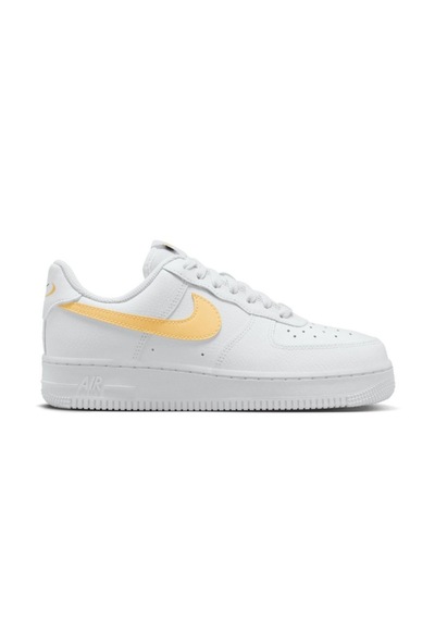 Nike Air Force 1 '07 White/melon Tint-black Unisex Sneaker Fq2742 100 Beyaz