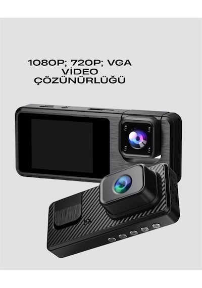 3 Kameralı Dvr Araç Kamerası - Tam Güvenlik Tam Kapsama Yeni Nesil