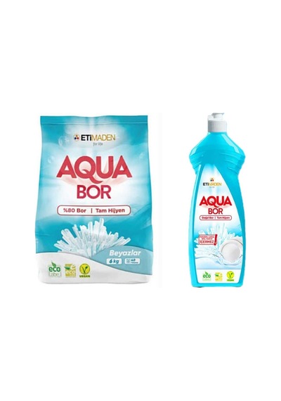 Doğal Mineralli Beyazlar İçin Çamaşır Deterjanı 6 Kg + 1 Adet Elde Yıkama Bulaşık Deterjan 39673455