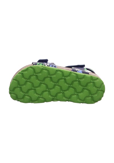 Superfit Mantar Taban Desenli Erkek Sandalet Lacivert Lacivert