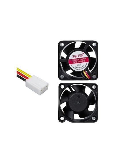 Powermaster Ic-216 3p Kablolu 40x40x20 Mm 24 Volt Fırçasız Dc Kasa Fanı