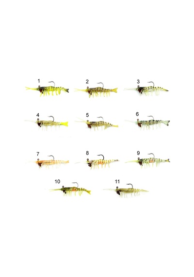 Captain 3049 Magic Shrimp 3d Silikon Karides 76mm 55gr Suni Yem