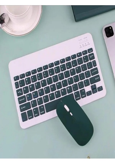 Apple İpad Air 11 Uyumlu Bluetooth Klavye Mouse Set Lazer
