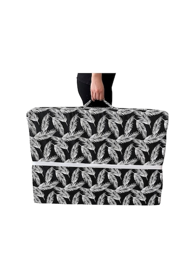 Viphomeconceptltd Katlanır Yer Yatağı Sünger Yatak Siyah Tüylü 80X180 Cm-7 Cm